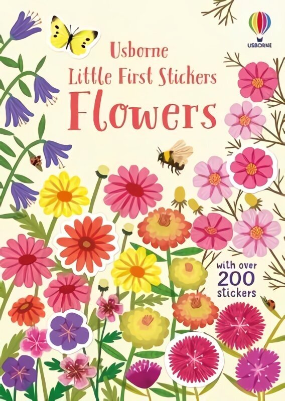 Little First Stickers Flowers UK 2021 цена и информация | Grāmatas mazuļiem | 220.lv