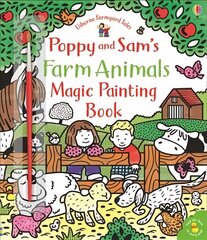 Poppy and Sam's Farm Animals Magic Painting Book цена и информация | Книги для малышей | 220.lv