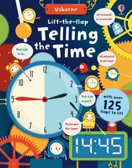 Lift-the-flap Telling the Time UK цена и информация | Книги для малышей | 220.lv