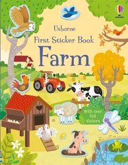 First Sticker Book Farm cena un informācija | Grāmatas mazuļiem | 220.lv