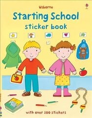 Starting School Sticker Book цена и информация | Книги для малышей | 220.lv