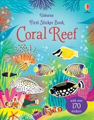 First Sticker Book Coral reef цена и информация | Книги для самых маленьких | 220.lv