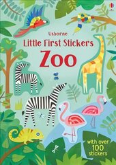 Little First Stickers Zoo UK 2018 cena un informācija | Grāmatas mazuļiem | 220.lv