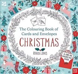 National Trust: The Colouring Book of Cards and Envelopes - Christmas cena un informācija | Grāmatas mazuļiem | 220.lv