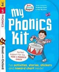 Read with Oxford: Stages 2-3: Biff, Chip and Kipper: My Phonics Kit cena un informācija | Grāmatas pusaudžiem un jauniešiem | 220.lv