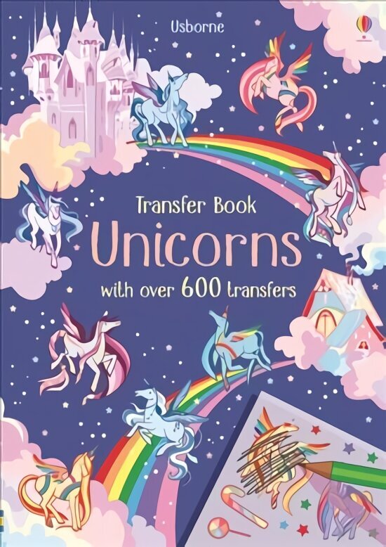 Transfer Activity Book Unicorns UK 2018 цена и информация | Grāmatas mazuļiem | 220.lv