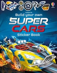 Build Your Own Supercars Sticker Book UK 2021 cena un informācija | Grāmatas mazuļiem | 220.lv