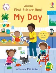 First Sticker Book My Day цена и информация | Книги для самых маленьких | 220.lv