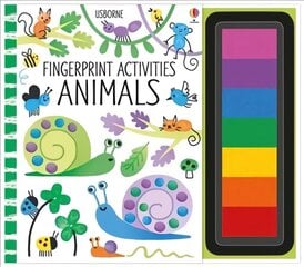 Fingerprint Activities Animals: Animals cena un informācija | Grāmatas mazuļiem | 220.lv