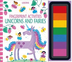 Fingerprint Activities Unicorns and Fairies цена и информация | Книги для малышей | 220.lv