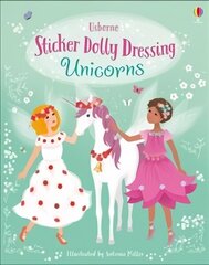 Sticker Dolly Dressing Unicorns цена и информация | Книги для самых маленьких | 220.lv