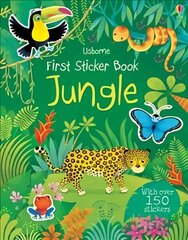 First Sticker Book Jungle цена и информация | Книги для малышей | 220.lv