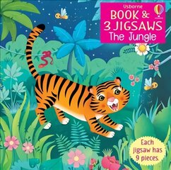 Usborne Book and 3 Jigsaws: The Jungle cena un informācija | Grāmatas mazuļiem | 220.lv