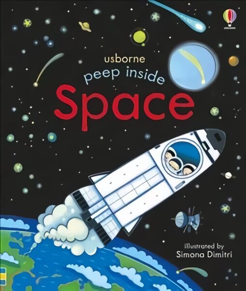 Peep Inside Space cena un informācija | Grāmatas mazuļiem | 220.lv