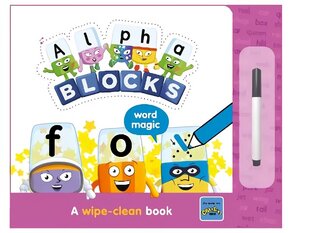 Alphablocks Word Magic: A Wipe-Clean Book cena un informācija | Grāmatas mazuļiem | 220.lv
