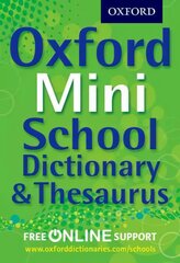 Oxford Mini School Dictionary & Thesaurus цена и информация | Книги для подростков  | 220.lv