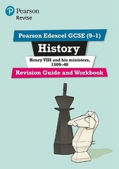 Pearson REVISE Edexcel GCSE (9-1) History Henry VIII Revision Guide and   Workbook: for home learning, 2022 and 2023 assessments and exams Online ed цена и информация | Книги для подростков и молодежи | 220.lv