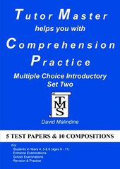 Tutor Master Helps You with Comprehension Practice - Multiple Choice Introductory Set Two cena un informācija | Grāmatas pusaudžiem un jauniešiem | 220.lv