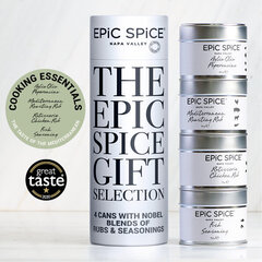 Epic Spice Cooking Essentials – The taste of the Mediterranean, AAA kategorijos prieskonių dovanų rinkinys, 4x 75g цена и информация | Специи, наборы специй | 220.lv