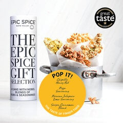 Epic Spice Pop it – The taste of Finger food, AAA kategorijos prieskonių dovanų rinkinys, 4x 75g cena un informācija | Garšvielas, garšvielu komplekti | 220.lv