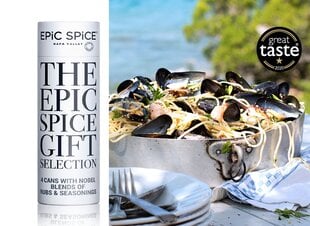 Epic Spice Hellenic Secrets - Tempting flavours for Greece, AAA kategorijos prieskonių dovanų rinkinys, 4x 75g cena un informācija | Garšvielas, garšvielu komplekti | 220.lv