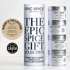 Epic Spice Bakers Collection - Смеси сладких и соленых специй, подарочный Наборспеций категории AAA, 4x 75 г цена и информация | Специи, наборы специй | 220.lv