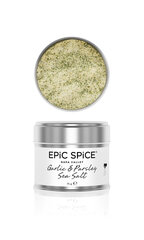 Epic Spice Garlic & Parsley Sea Salt, AAA kategorijas garšvielas, 75g cena un informācija | Garšvielas, garšvielu komplekti | 220.lv