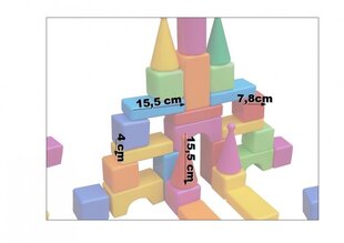 Plastmasas klucīši, 18 gabali (8096) 5098 cena un informācija | Rotaļlietas zīdaiņiem | 220.lv