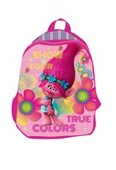 Дошкольный рюкзак Тролли, розовый цена и информация | Школьные рюкзаки, спортивные сумки | 220.lv