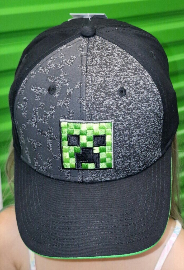 Cepurīte ar knābi Minecraft Creeper cena un informācija | Cepures, cimdi, šalles zēniem | 220.lv