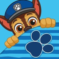 Kokvilnas dvielis Paw Patrol 30 x 30 cm cena un informācija | Dvieļi | 220.lv