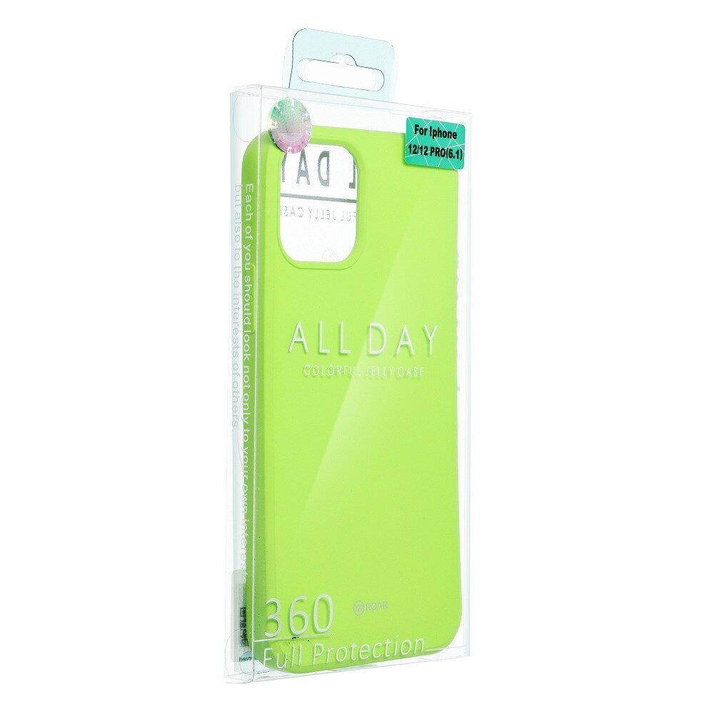 ROAR Colorful Jelly apvalks priekš Samsung Galaxy A22 5G (6,6″) – Lime cena un informācija | Telefonu vāciņi, maciņi | 220.lv