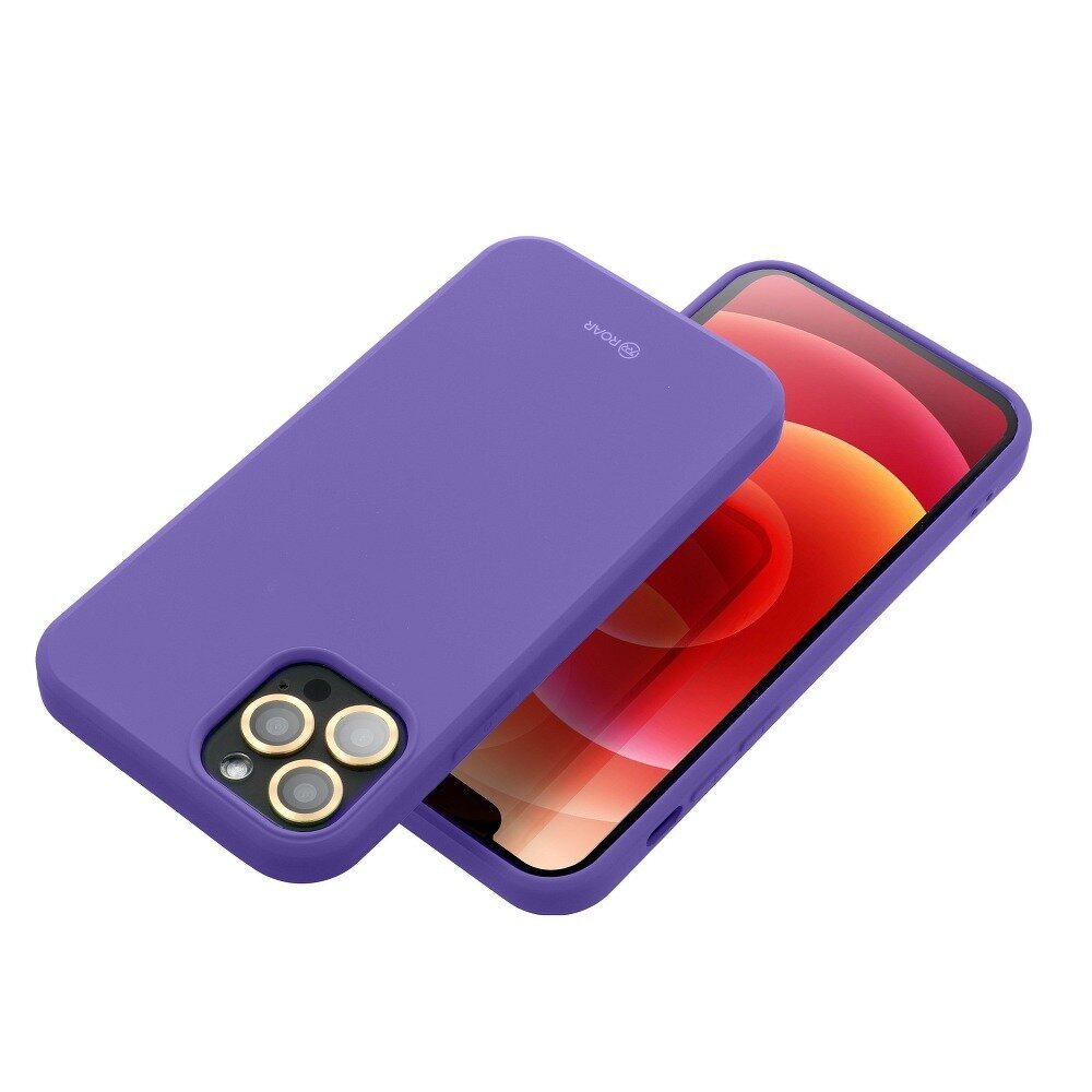 ROAR Colorful Jelly apvalks priekš Samsung Galaxy Note20 Ultra (6,9″) – Violets cena un informācija | Telefonu vāciņi, maciņi | 220.lv