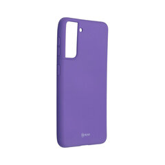 ROAR Colorful Jelly apvalks priekš Samsung Galaxy S21 (6,2″) – Violets cena un informācija | Telefonu vāciņi, maciņi | 220.lv