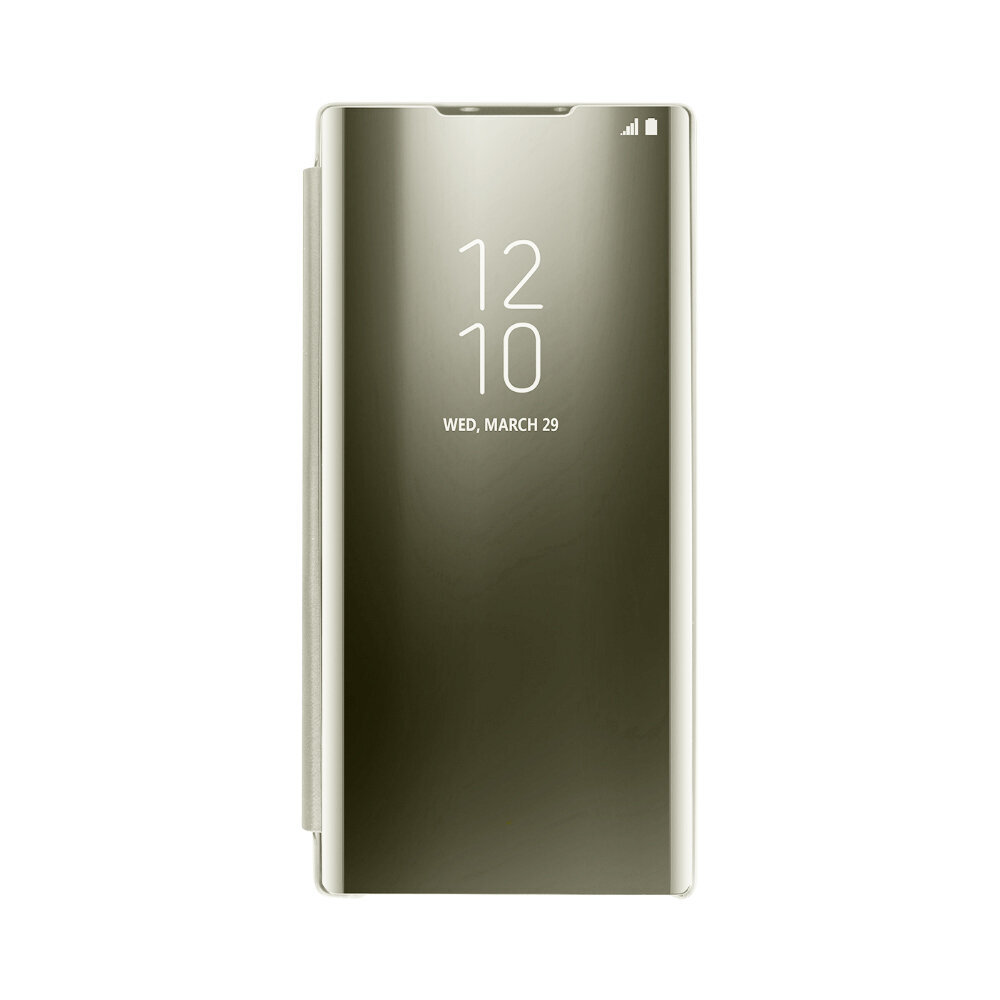 Samsung Galaxy S20 Ultra Mirror Flip apvalks – Sudrabs cena un informācija | Telefonu vāciņi, maciņi | 220.lv