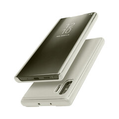 Чехол Mirror Flip для Samsung Galaxy S20 Ultra — Серебряный цена и информация | Чехлы для телефонов | 220.lv