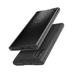 Чехол Mirror Flip для Samsung Galaxy S20 Ultra — Чёрный цена и информация | Чехлы для телефонов | 220.lv