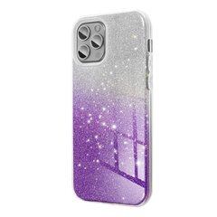 SPARKLE apvalks priekš Samsung Galaxy A51 (6,5″) – Clear / Violets cena un informācija | Telefonu vāciņi, maciņi | 220.lv