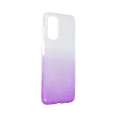SPARKLE apvalks priekš Samsung Galaxy A51 (6,5″) – Clear / Violets cena un informācija | Telefonu vāciņi, maciņi | 220.lv
