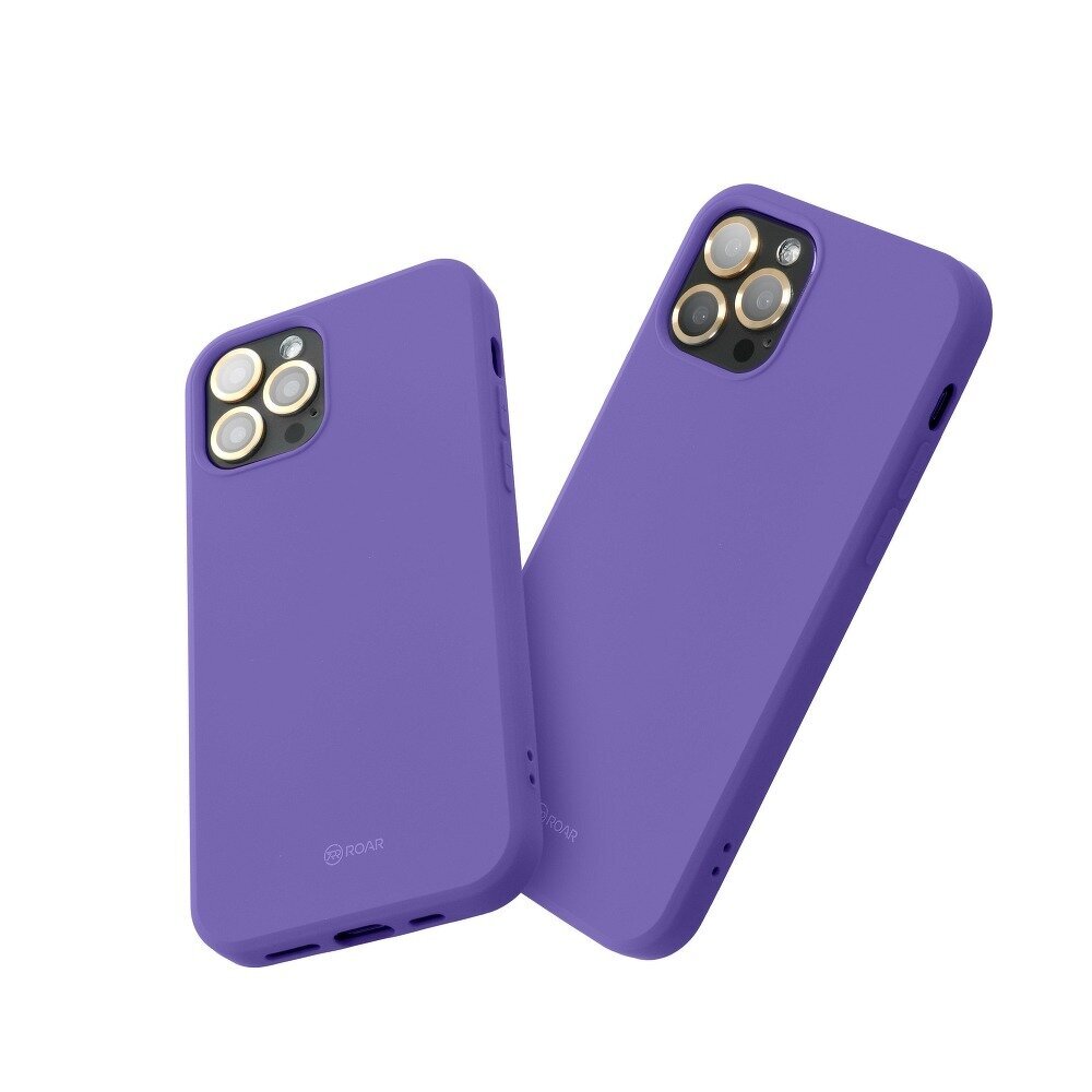 ROAR Colorful Jelly apvalks priekš Xiaomi Mi 10T / 10T Pro 5G (6,67”) – Violets cena un informācija | Telefonu vāciņi, maciņi | 220.lv