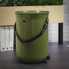 Kompostētājs virtuvei Bokashi, Skaza Organko 2 9,6 l, olīvu zaļš, 1 kg, granulas Bokashi cena un informācija | Komposta kastes un āra konteineri | 220.lv