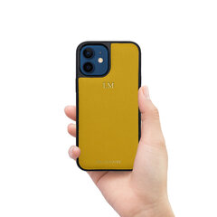 Кожаный чехол Zillionaire Epsom для iPhone 12 Mini (5,4”) — Жёлтый цена и информация | Чехлы для телефонов | 220.lv