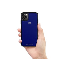 ZILLIONAIRE iPhone 11 Pro Max (6,5″) Epsom ādas apvalks – Zils цена и информация | Чехлы для телефонов | 220.lv