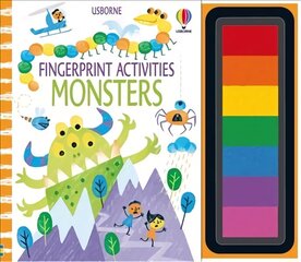 Fingerprint Activities Monsters cena un informācija | Grāmatas mazuļiem | 220.lv