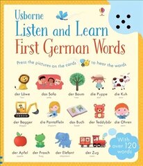 Listen and Learn First German Words GERMAN - UK цена и информация | Книги для малышей | 220.lv