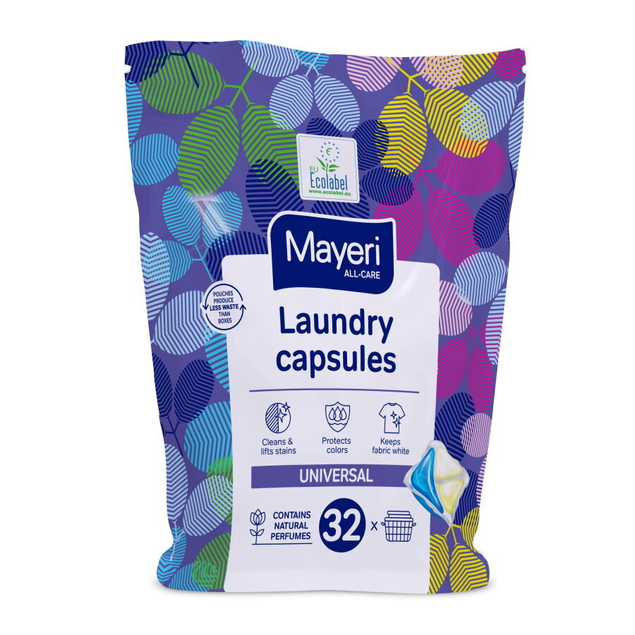 Mayeri All-Care Universal mazgāšanas kapsulas 32 gab cena un informācija | Veļas mazgāšanas līdzekļi | 220.lv