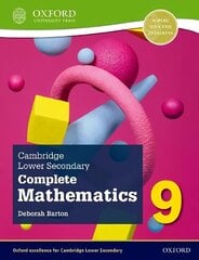 Cambridge Lower Secondary Complete Mathematics 9: Student Book (Second   Edition) 2 цена и информация | Книги для подростков  | 220.lv