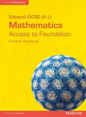 Edexcel GCSE (9-1) Mathematics - Access to Foundation Workbook: Number (Pack of 8) cena un informācija | Grāmatas pusaudžiem un jauniešiem | 220.lv