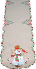 Ziemassvētku galda celiņš ar izšuvumu OS-303-B, 40x200 cm cena un informācija | Galdauti, salvetes | 220.lv
