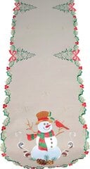 Рождественская скатерть-дорожка с вышивкой OS-303-B, 50x100 см цена и информация | Скатерти, салфетки | 220.lv